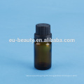 1 oz Green essential oil bottle with silver dropper